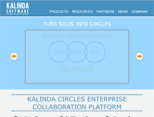 Tablet Screenshot of kalindacircles.com